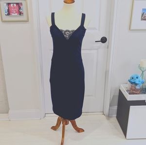 Blue Mango dress with lace detail - free shipping!